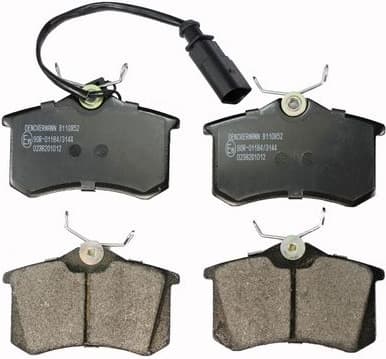 Brake Pad Set, disc brake B110852