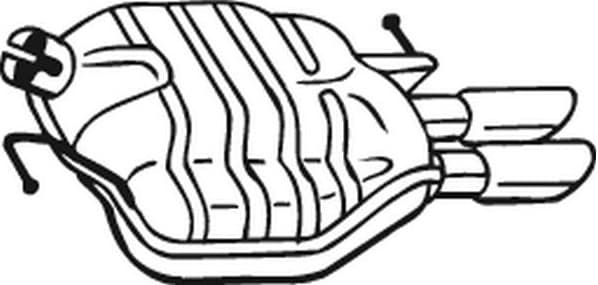 Rear Muffler 105-031