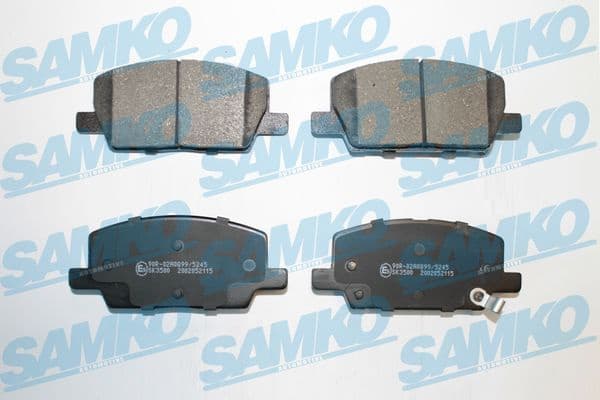 Brake Pad Set, disc brake 5SP2115