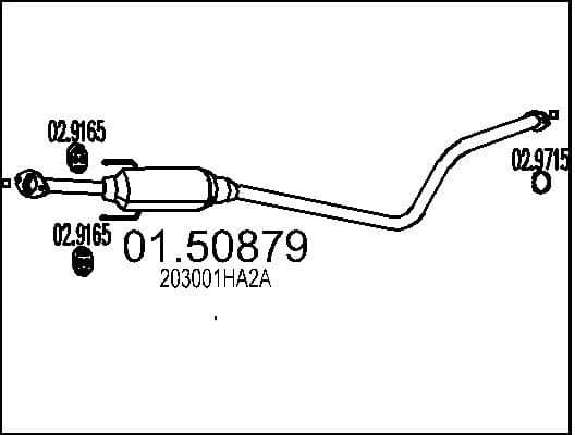 Centre Muffler 01.50879