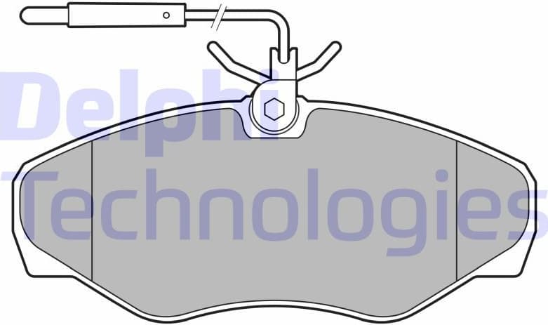 Brake Pad Set, disc brake LP3624