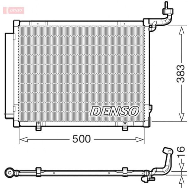 Condenser, air conditioning DCN10057