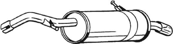 Rear Muffler 135713
