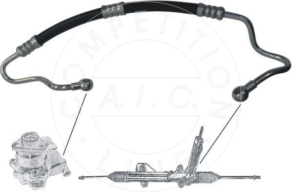 Hydraulic Hose, steering Original AIC Quality 54942