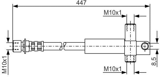 Brake Hose 1 987 476 614