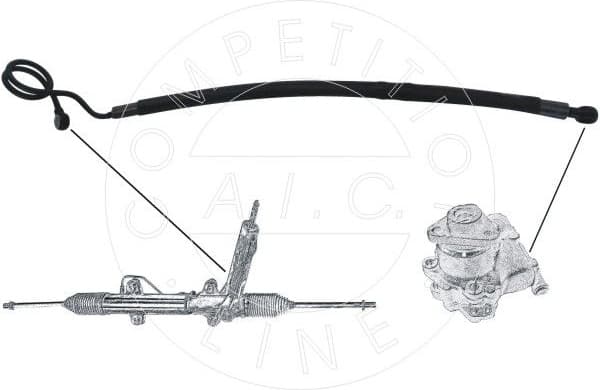 Hydraulic Hose, steering Original AIC Quality 54998