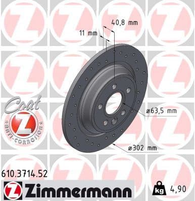 Brake Disc SPORT BRAKE DISC Z 610.3714.52