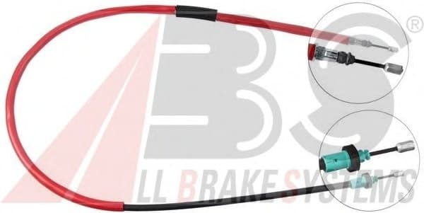 Cable handbrake 41.0267.1