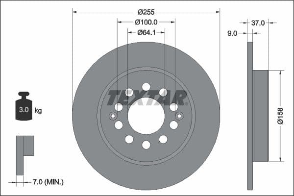 Brake Disc PRO 92342703