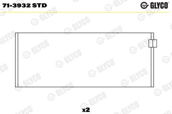 Connecting Rod Bearing 71-3932 STD