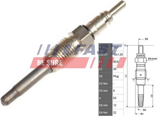 Glow Plug FT82725