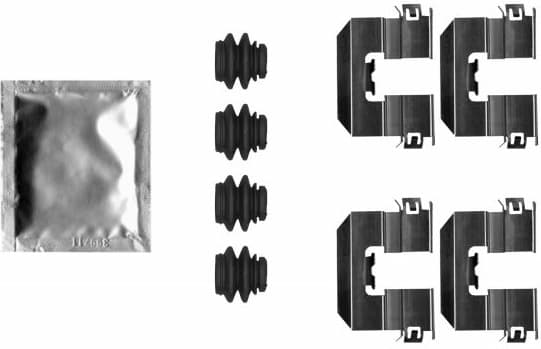 Accessory Kit, disc brake pad 82552300