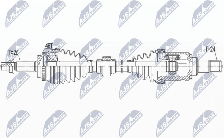 Drive Shaft NPW-TY-137
