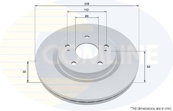 Brake Disc COATED ADC5050V