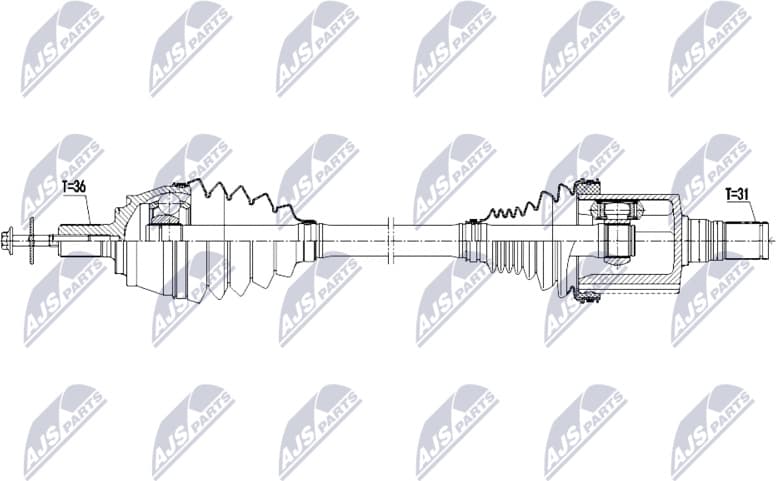 Drive Shaft NPW-VV-166