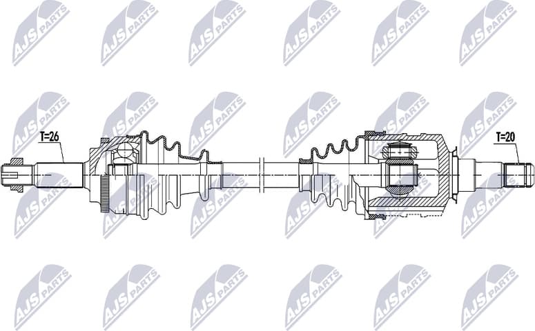 Drive Shaft NPW-TY-190