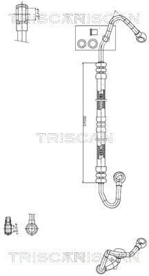 Hydraulic Hose, steering 8516 11018