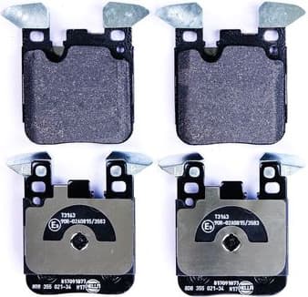 Brake Pad Set, disc brake 8DB 355 021-341