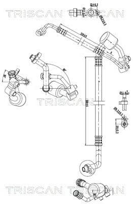 High/Low-pressure Line, air conditioning 9010 24009