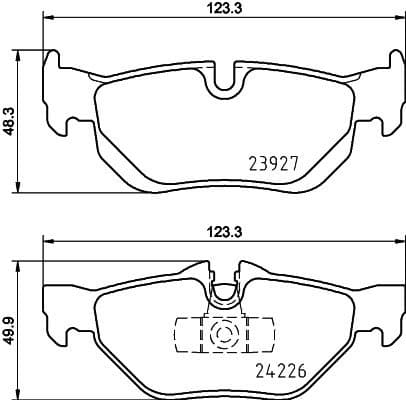 Brake Pad Set, disc brake 8DB 355 031-781