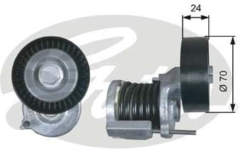 Belt Tensioner, V-ribbed belt DriveAlign™ T38427