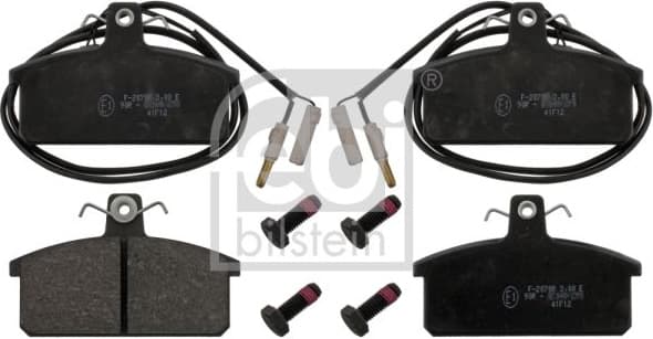 Brake Pad Set, disc brake 116096