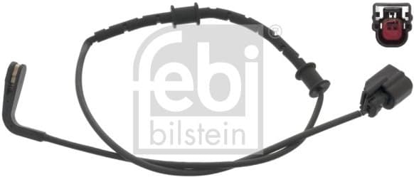 Warning Contact, brake pad wear 48919