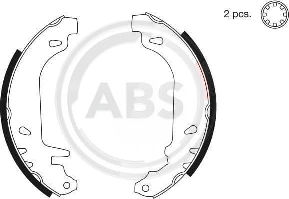 Brake Shoe Set 8135