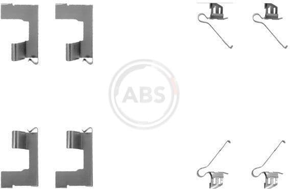 Accessory Kit, disc brake pad 1179Q