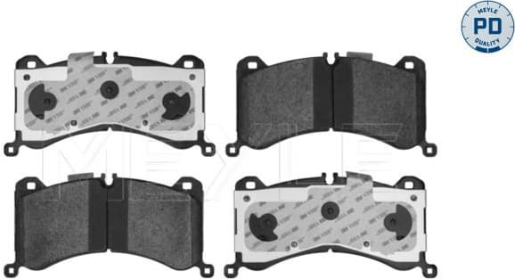 Brake Pad Set, disc brake MEYLE-PD: Advanced performance and design. 025 214 7618/PD