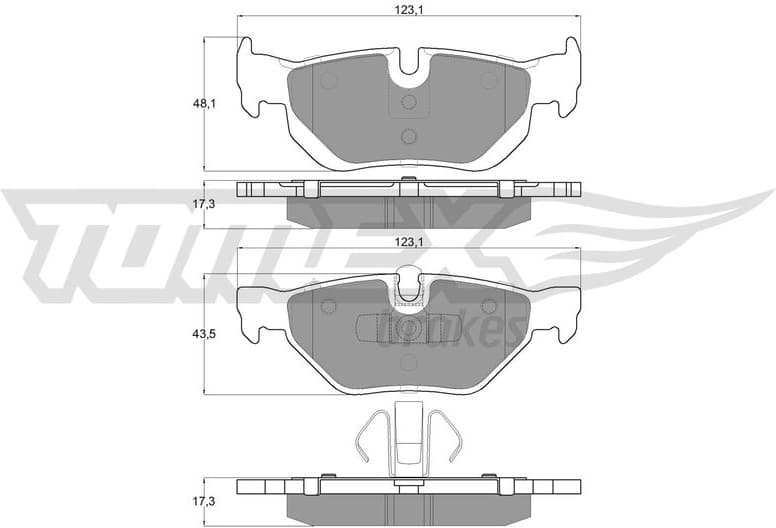 Brake Pad Set, disc brake TX 14-36