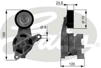 Belt Tensioner, V-ribbed belt DriveAlign™ T38438