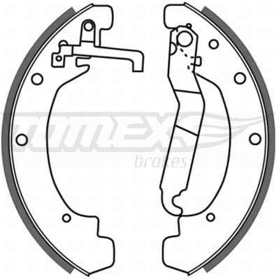 Brake Shoe Set TX 21-12