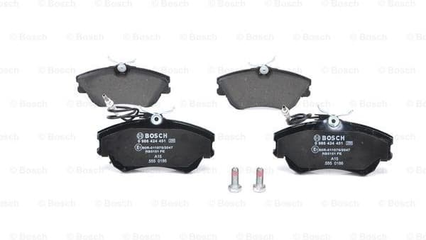 Brake Pad Set, disc brake 0986424451