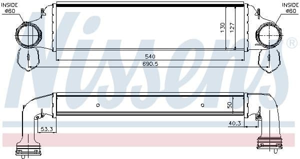 Charge Air Cooler ** FIRST FIT ** 96723