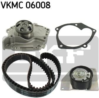 Water Pump & Timing Belt Kit SKF VKMC 06008