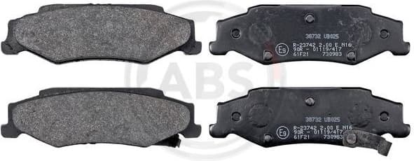 Brake Pad Set, disc brake 38732
