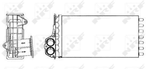 Heat Exchanger, interior heating EASY FIT 53634