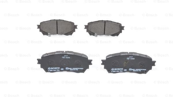 Brake Pad Set, disc brake 0986494793