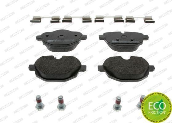 Brake pads rear, Top Quality FDB4376