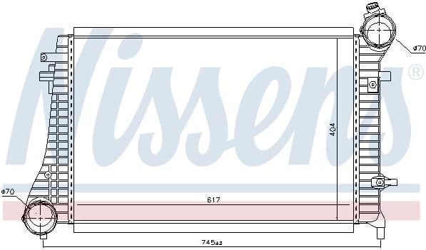Charge Air Cooler ** FIRST FIT ** 96619