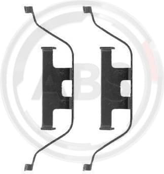 Accessory Kit, disc brake pad 1201Q