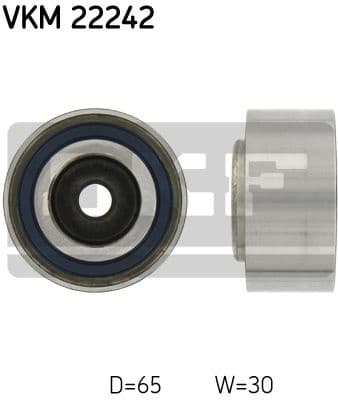Deflection Pulley/Guide Pulley, timing belt VKM 22242