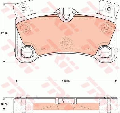 Brake Pad Set, disc brake GDB1775