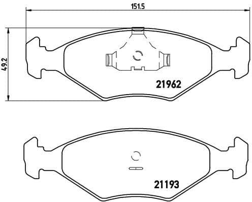 Brake Pad Set, disc brake PRIME LINE P23055