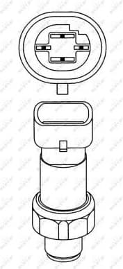 Pressure Switch, air conditioning EASY FIT 38930