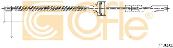 Cable Pull, parking brake 11.5464