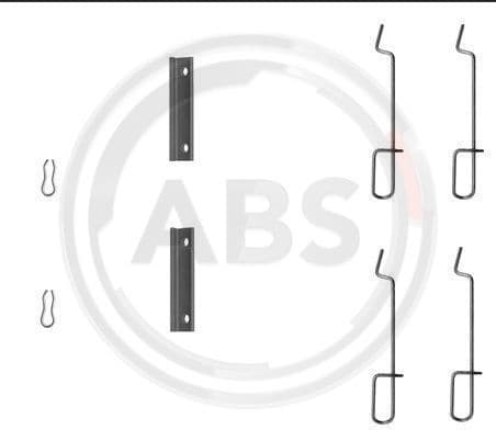 Accessory Kit, disc brake pad 1125Q
