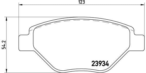 Brake Pad Set, disc brake PRIME LINE P68031