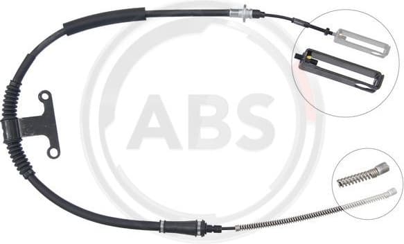 Cable Pull, parking brake K17445